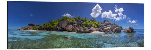 Galleritryk Dream Beach on La Digue, Seychelles