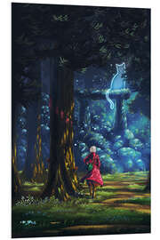 Foam board print Forest Sanctuary Spirit