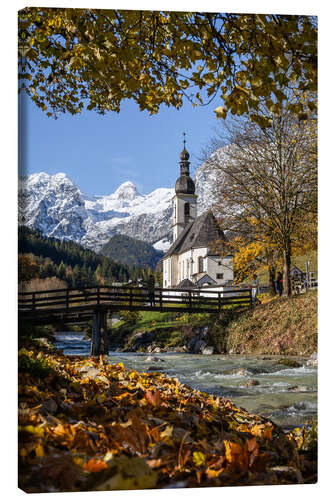 Tableau sur toile Hintersee, Ramsau, Bavaria