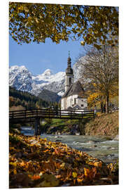 Foam board print Hintersee, Ramsau, Bavaria