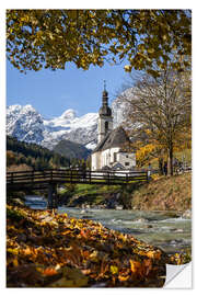 Naklejka na ścianę Hintersee, Ramsau, Bavaria