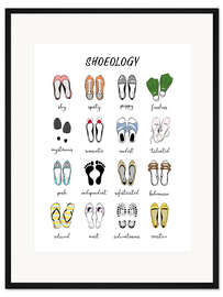 Gerahmter Kunstdruck Shoeology