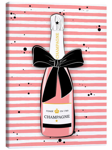Lærredsbillede Pink Champagne