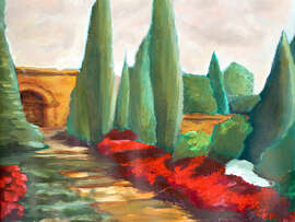 Magnettafel Sommer in der Toskana