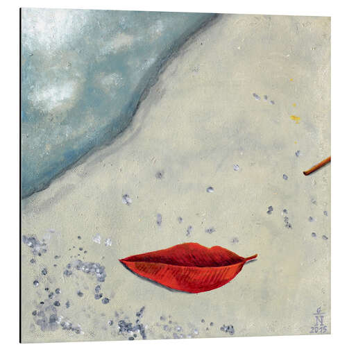 Alubild Lips On the Beach