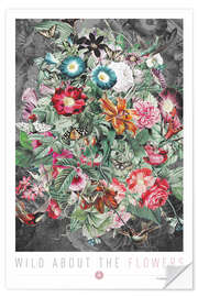 Selvklebende plakat Wild About The Flowers II