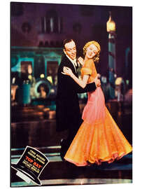 Magnettafel Fred Astaire, Ginger Rogers in "Ich tanz' mich in dein Herz hinein"
