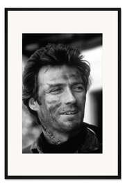 Gerahmter Kunstdruck Clint Eastwood in "Hängt Ihn Höher"