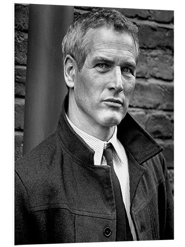 Hartschaumbild Paul Newman in "Der Mackintosh-Mann", 1973