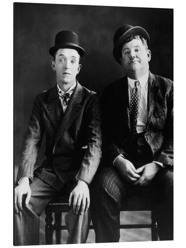 Cuadro de aluminio Stan Laurel, Oliver Hardy, late 1920s