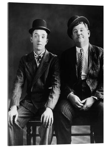 Cuadro de plexi-alu Stan Laurel, Oliver Hardy, late 1920s