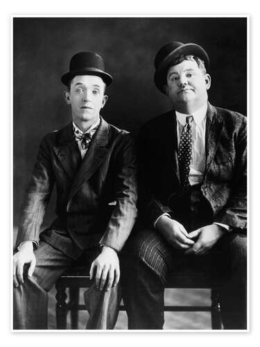 Póster Stan Laurel, Oliver Hardy, late 1920s