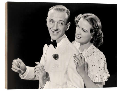 Tableau en bois Fred Astaire, Eleanor Powell in "Broadway Melody of 1940" III