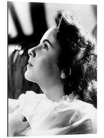 Aluminium print Elizabeth Taylor, mid-1940s