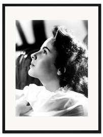 Gerahmter Kunstdruck Elizabeth Taylor, Mitte 1940er Jahre