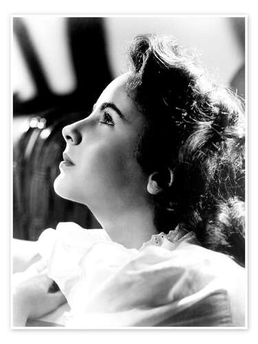 Poster Elizabeth Taylor, Mitte 1940er Jahre