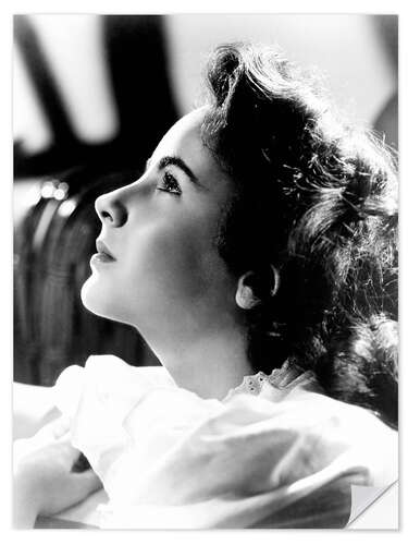 Naklejka na ścianę Elizabeth Taylor, mid-1940s