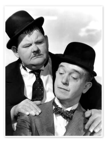 Póster Oliver Hardy, Stan Laurel, ca. 1940