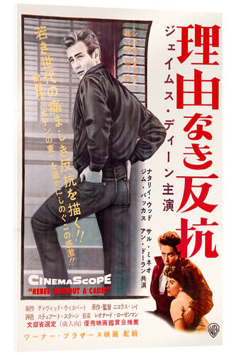 Acrylic print Jeams Dean - Rebel Without a Cause (Japanese)