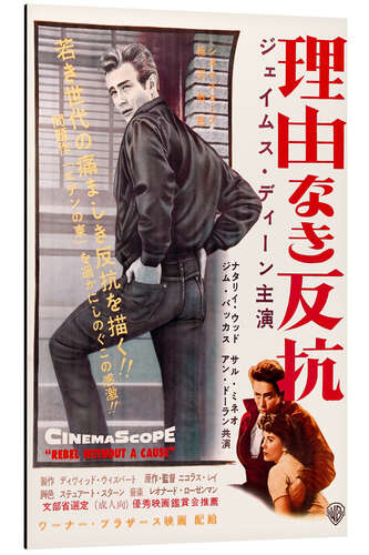 Quadro em alumínio Jeams Dean - Rebel Without a Cause (Japanese)