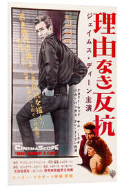 Quadro em PVC Jeams Dean - Rebel Without a Cause (Japanese)