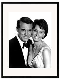 Kehystetty taidepainatus Cary Grant, Sophia Loren in "Houseboat", 1958