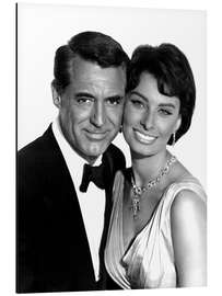 Magnettafel Cary Grant, Sophia Loren in "Hausboot", 1958