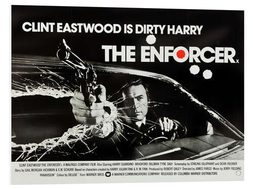 Hartschaumbild The Enforcer - Clint Eastwood, 1976 II