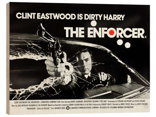 Holzbild The Enforcer - Clint Eastwood, 1976 II