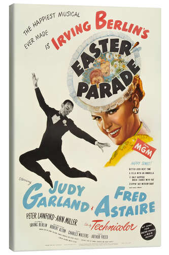 Stampa su tela Fred Astaire, Judy Garland - Easter Parade, 1948