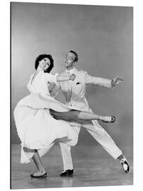 Quadro em alumínio Cyd Charisse, Fred Astaire in "The Band Wagon", 1953