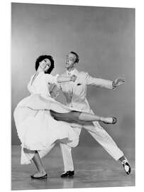 Tableau en PVC Cyd Charisse, Fred Astaire in "The Band Wagon", 1953