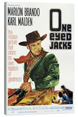 Canvas print Marlon Brando - One Eyed Jack