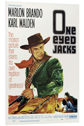 PVC-tavla Marlon Brando - One Eyed Jack