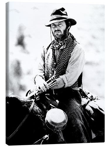 Tableau sur toile Jack Nicholson in "Thee Missouri Breaks", 1976