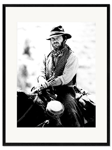 Innrammet kunsttrykk Jack Nicholson in "Thee Missouri Breaks", 1976
