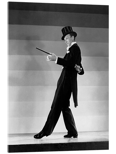 Akryylilasitaulu Fred Astaire in "Top Hat", 1935