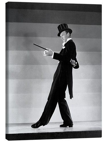 Leinwandbild Fred Astaire in "Ich tanz’ mich in dein Herz hinein", 1935