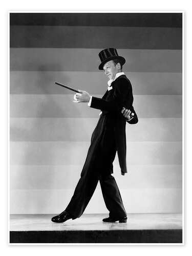 Poster Fred Astaire in "Top Hat", 1935