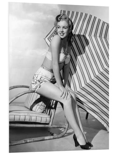 Foam board print Marilyn Monroe, ca. 1950