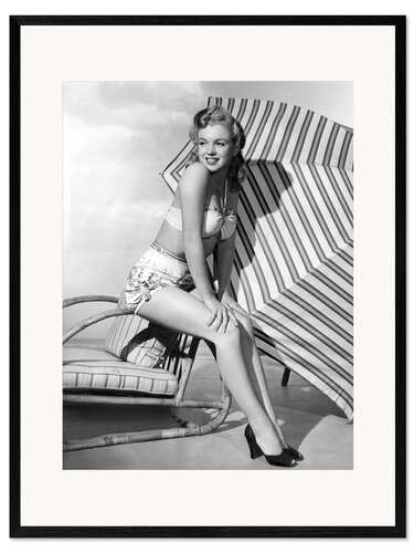 Framed art print Marilyn Monroe, ca. 1950