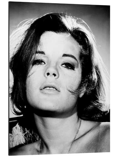 Aluminium print Romy Schneider, ca. 1964