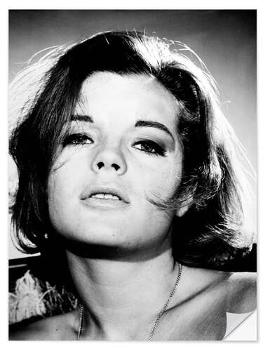 Naklejka na ścianę Romy Schneider, ca. 1964