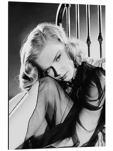 Aluminium print Anne Francis in "A Lion in the Streets", 1953