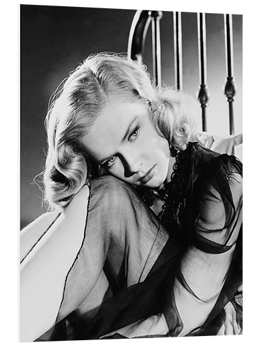 Foam board print Anne Francis in "A Lion in the Streets", 1953