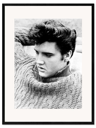 Kehystetty taidepainatus Elvis Presley in "Jailhouse Rock", 1957