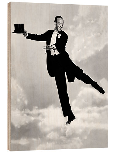 Wood print Fred Astaire in "The Belle of New York", 1952