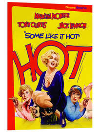 Gallery print Some Like It Hot - Jack Lemmon, Marilyn Monroe, Tony Curtis