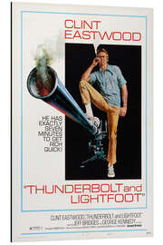 Stampa su alluminio Clint Eastwood - Thunderbolt and Lightfoot, 1974