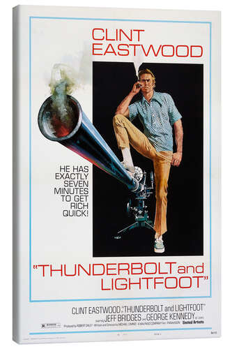 Lerretsbilde Clint Eastwood - Thunderbolt and Lightfoot, 1974